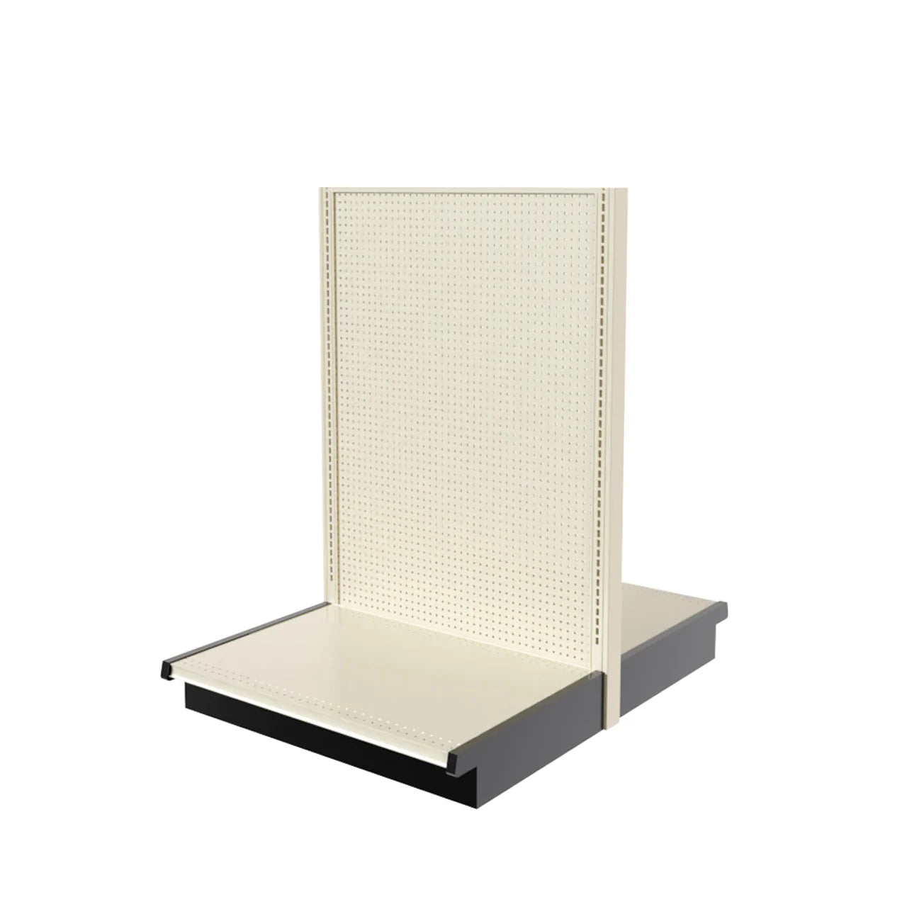 Lozier Gondola Island Starter, Beige White, 36W 54H 25D, Refurbished