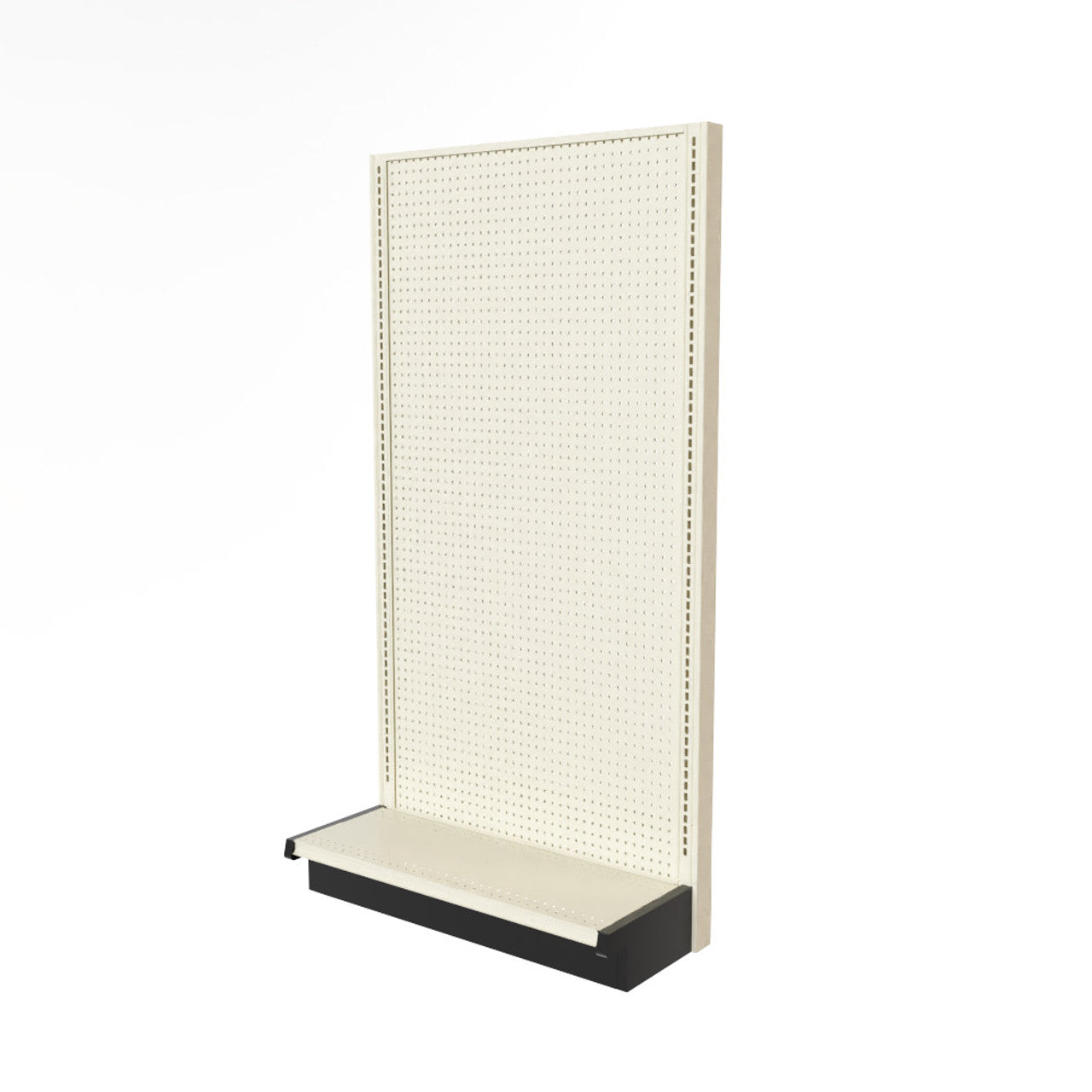 Lozier Single Sided Wall Starter, Beige White, 36W 72H 13D, Used