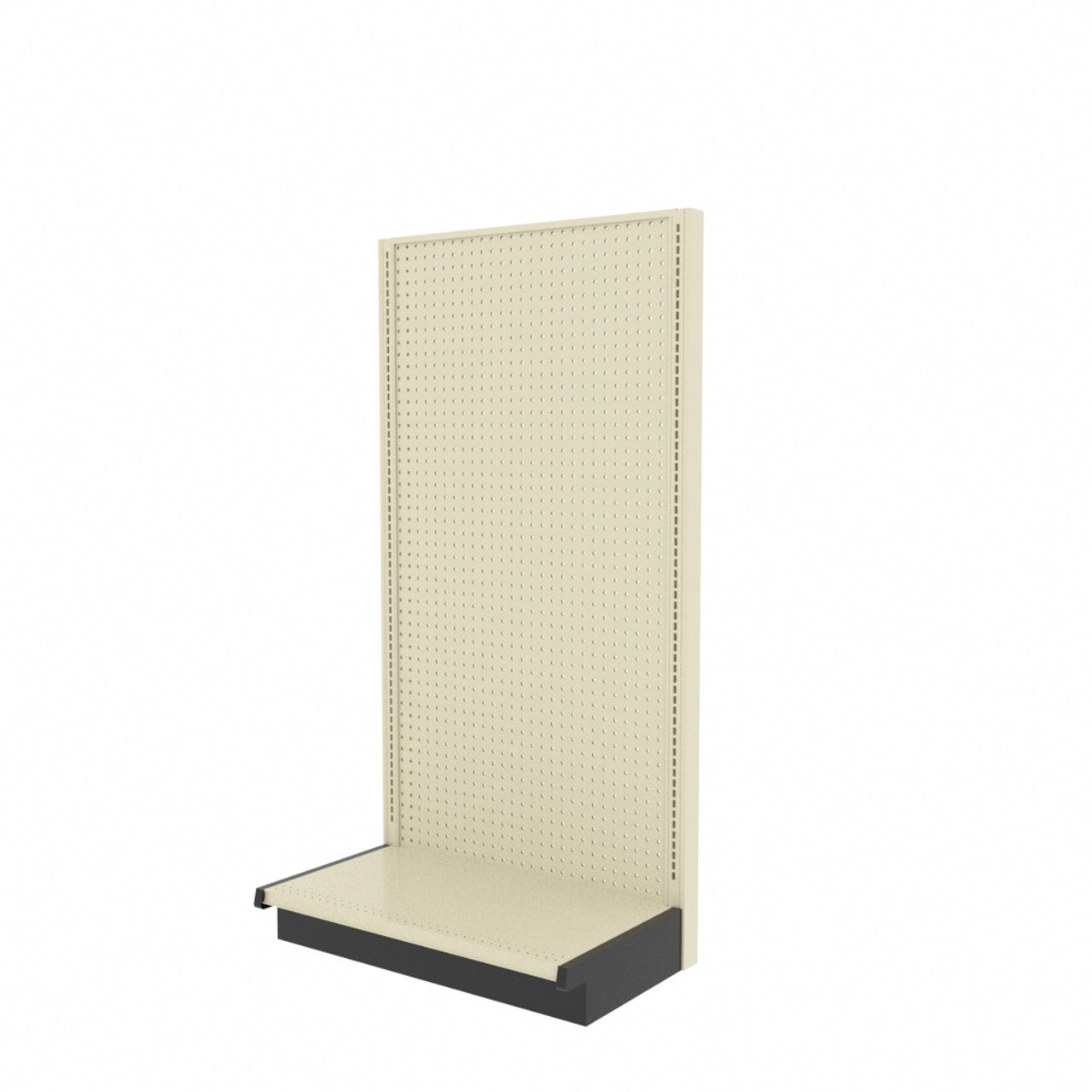Lozier Single Sided Wall Starter, Beige White, 36W 72H 19D, Used
