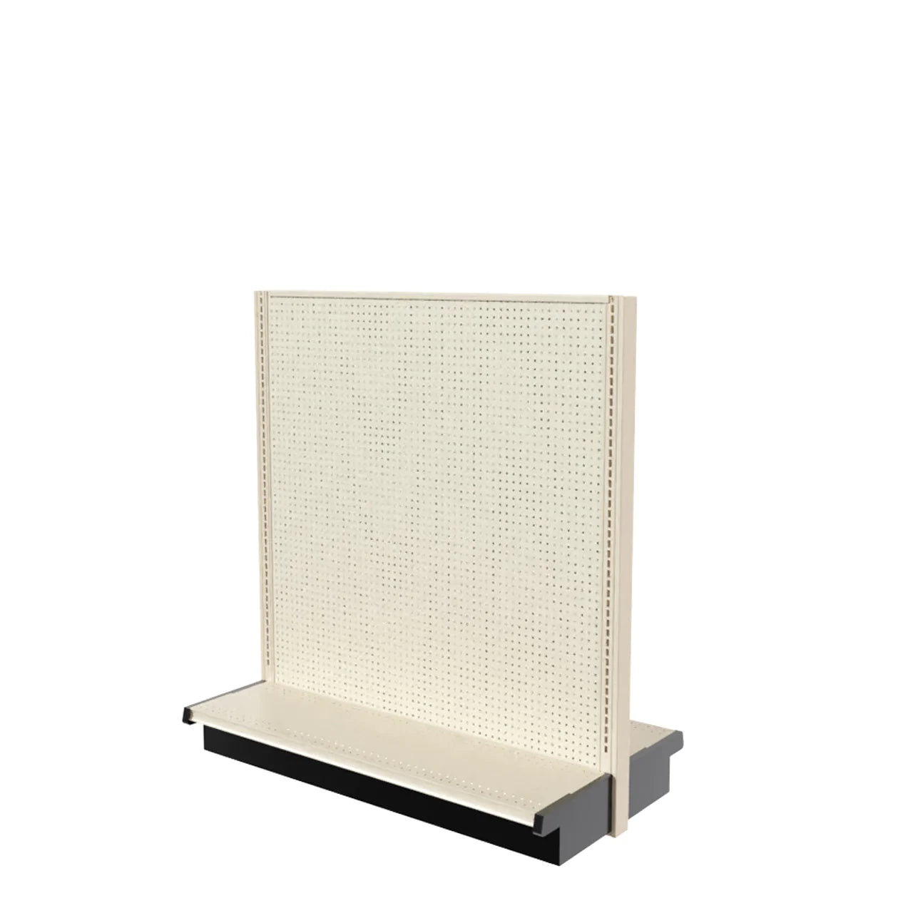 Lozier Gondola Island Starter, Beige White, 48W 54H 13D, New