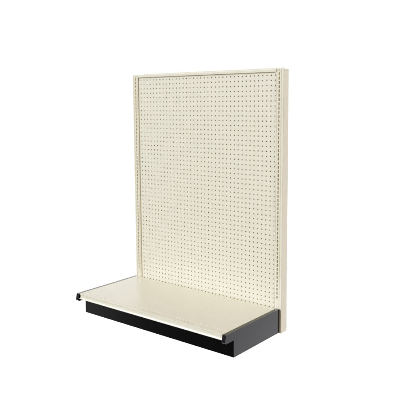 Lozier Single Sided Wall Starter, Beige White, 48W 60H 22D, Used