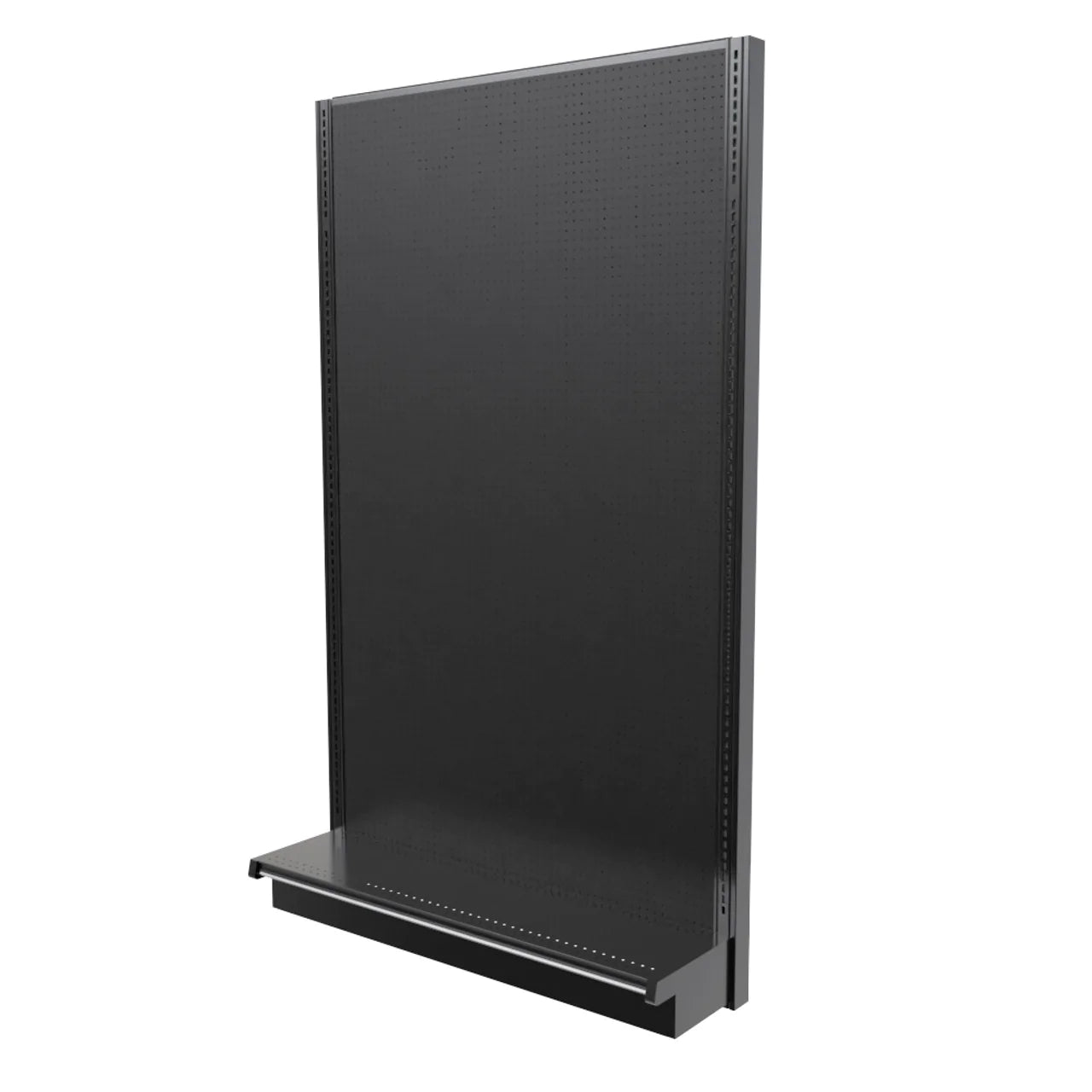 Lozier Single Sided Wall Starter, Black, 48W 84H 13D, Refurbished