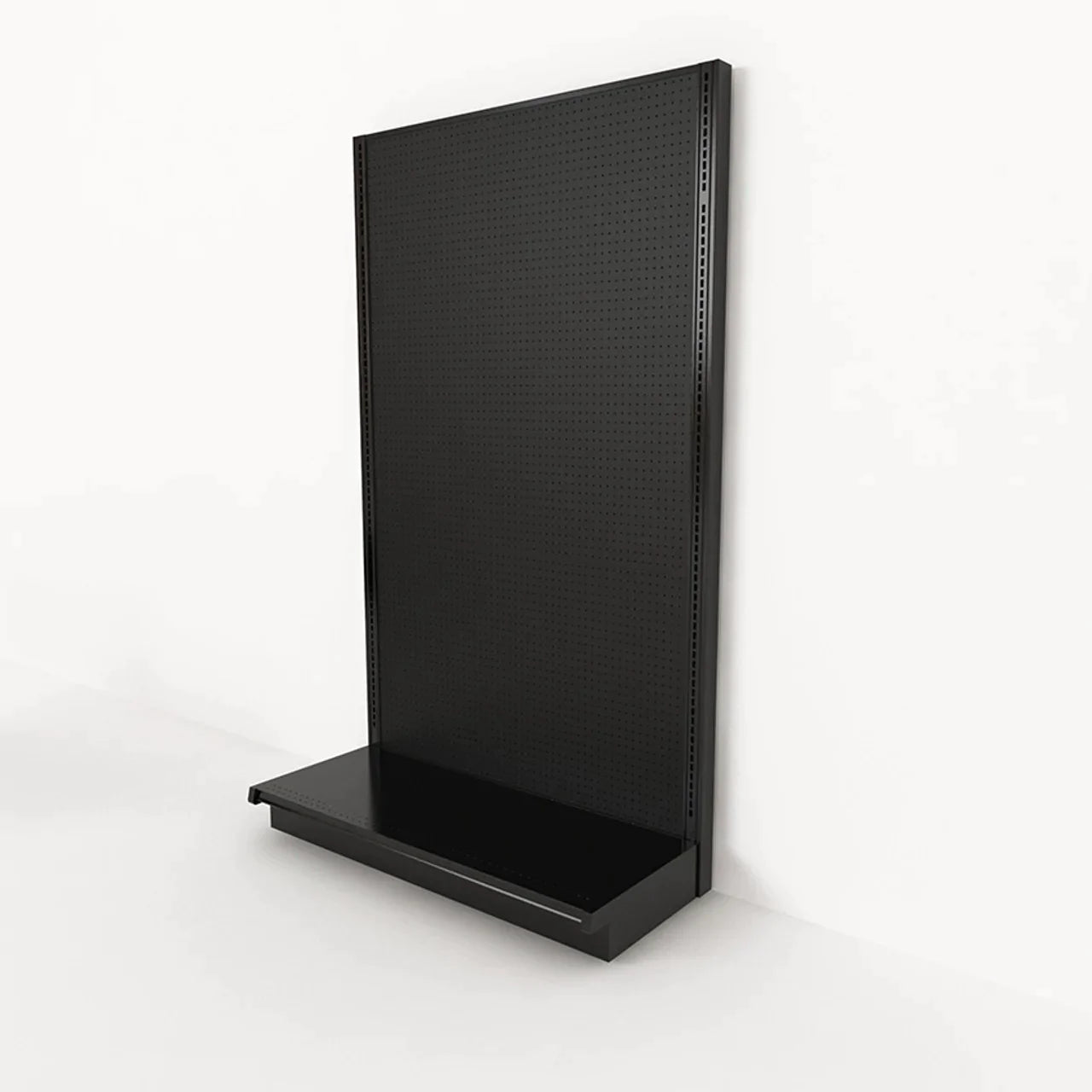 Lozier Single Sided Wall Add-On, Black, 48W 84H 22D, Refurbished