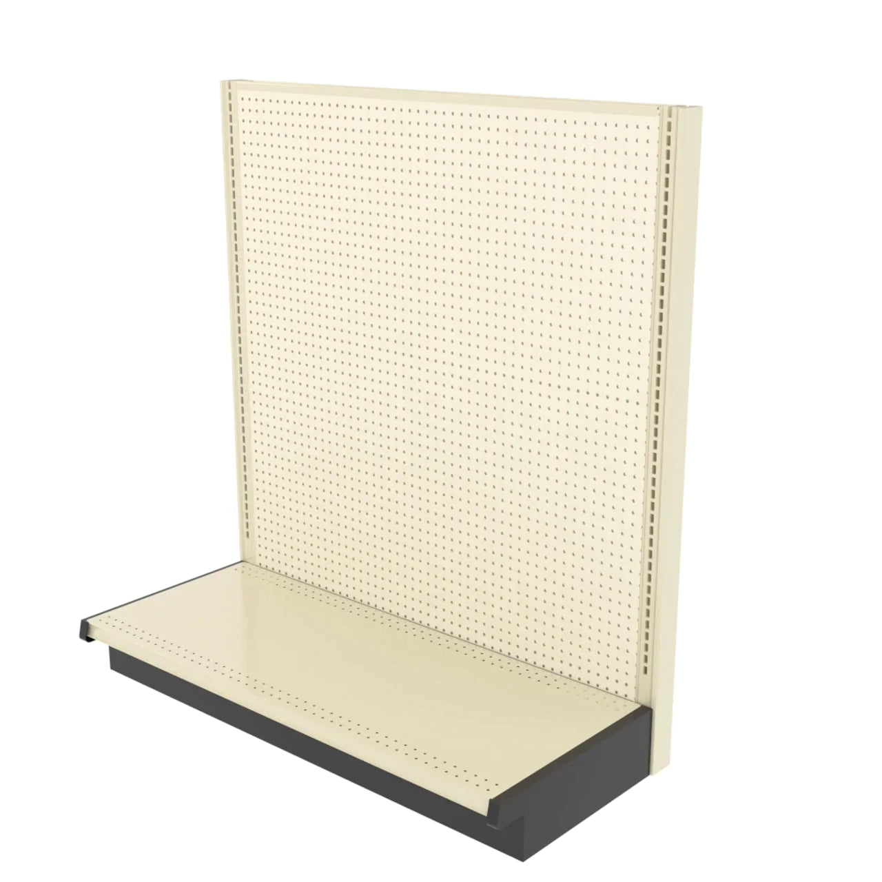 Lozier Single Sided Wall Add-On, Beige White, 48W 54H 22D, New