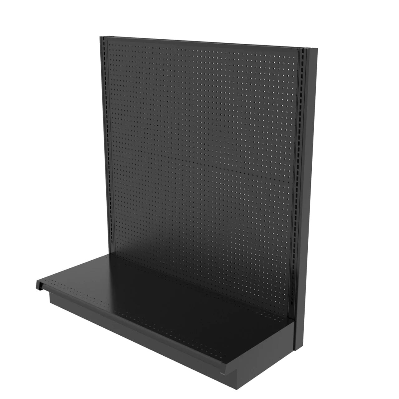 Lozier Single Sided Wall Starter, Black, 48W 54H 19D, New