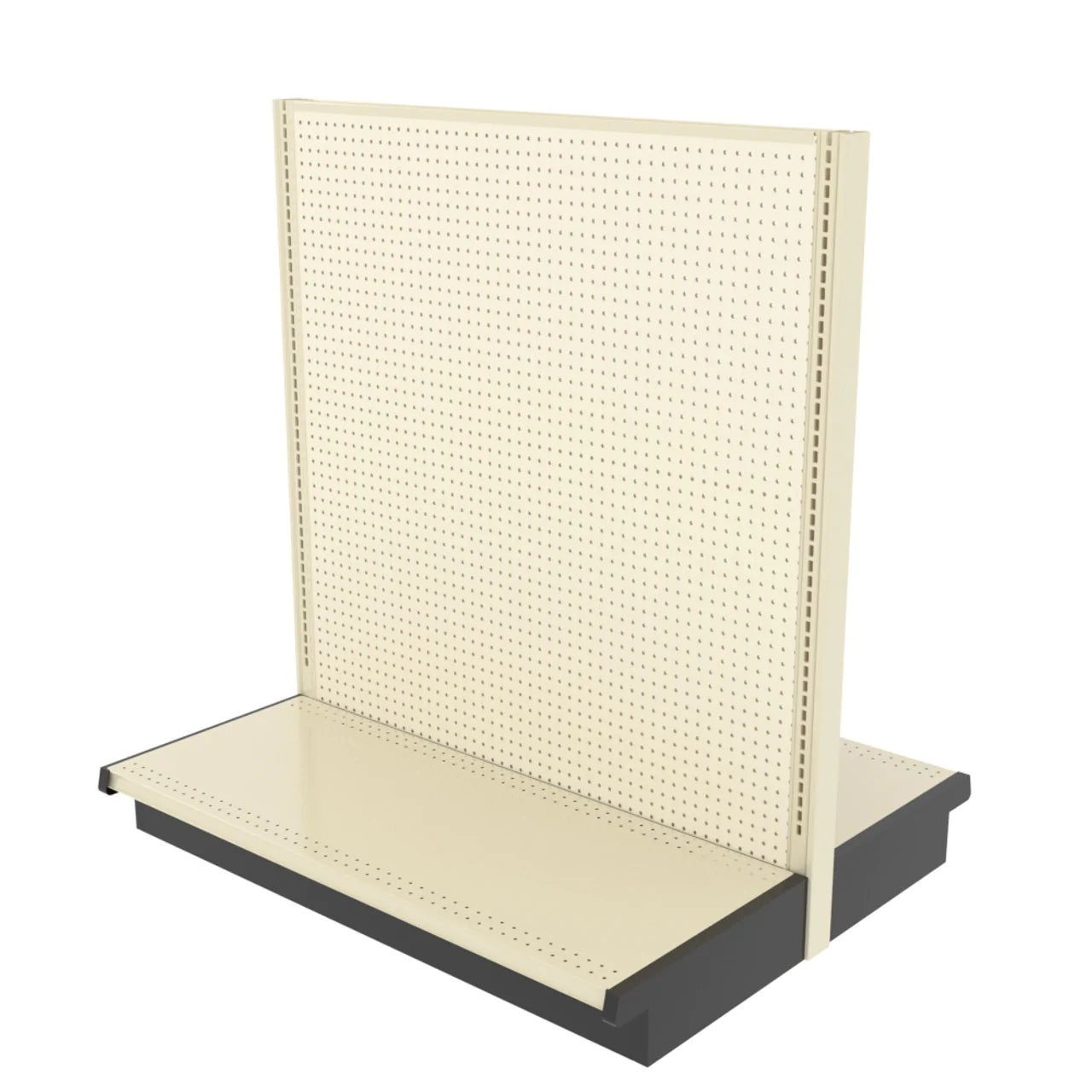 Lozier Gondola Island Starter, Beige White, 48W 54H 16D, Refurbished