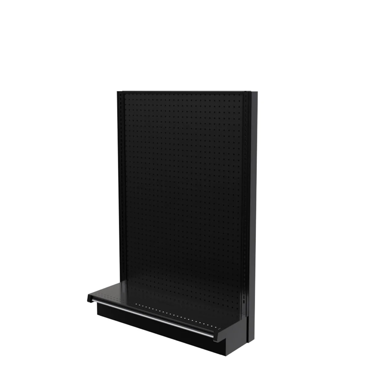 Lozier Single Sided Wall Add-On, Black, 36W 54H 13D, Used
