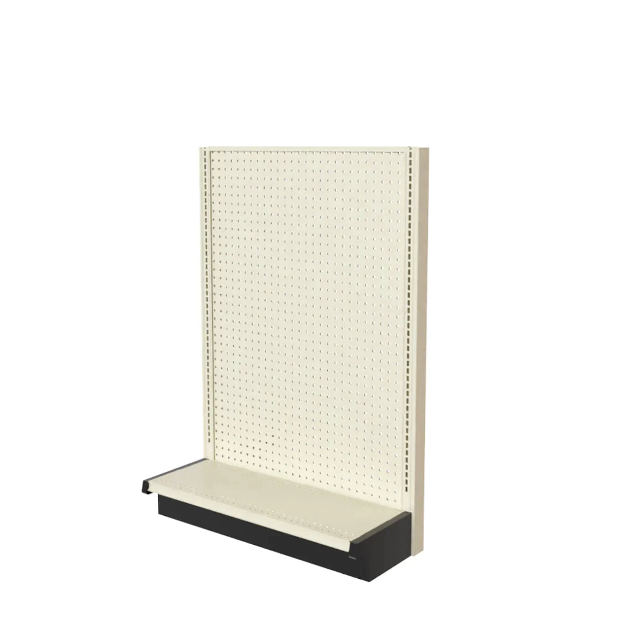 Lozier Single Sided Wall Add-On, Beige White, 36W 54H 13D, New