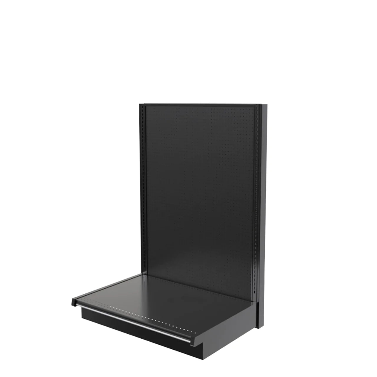 Lozier Single Sided Wall Add-On, Black, 36W 54H 25D, Used