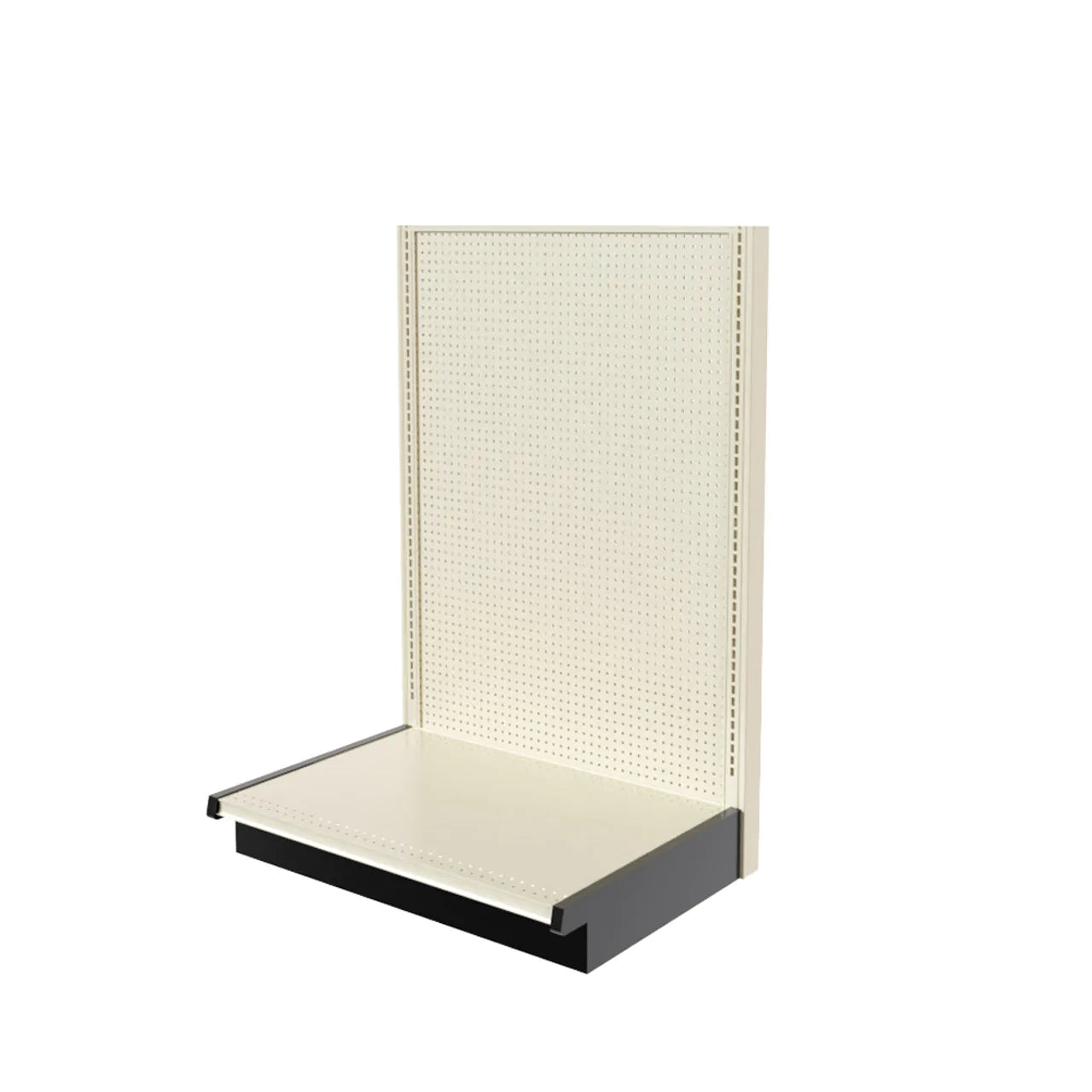 Lozier Single Sided Wall Add-On, Beige White, 36W 54H 25D, Used