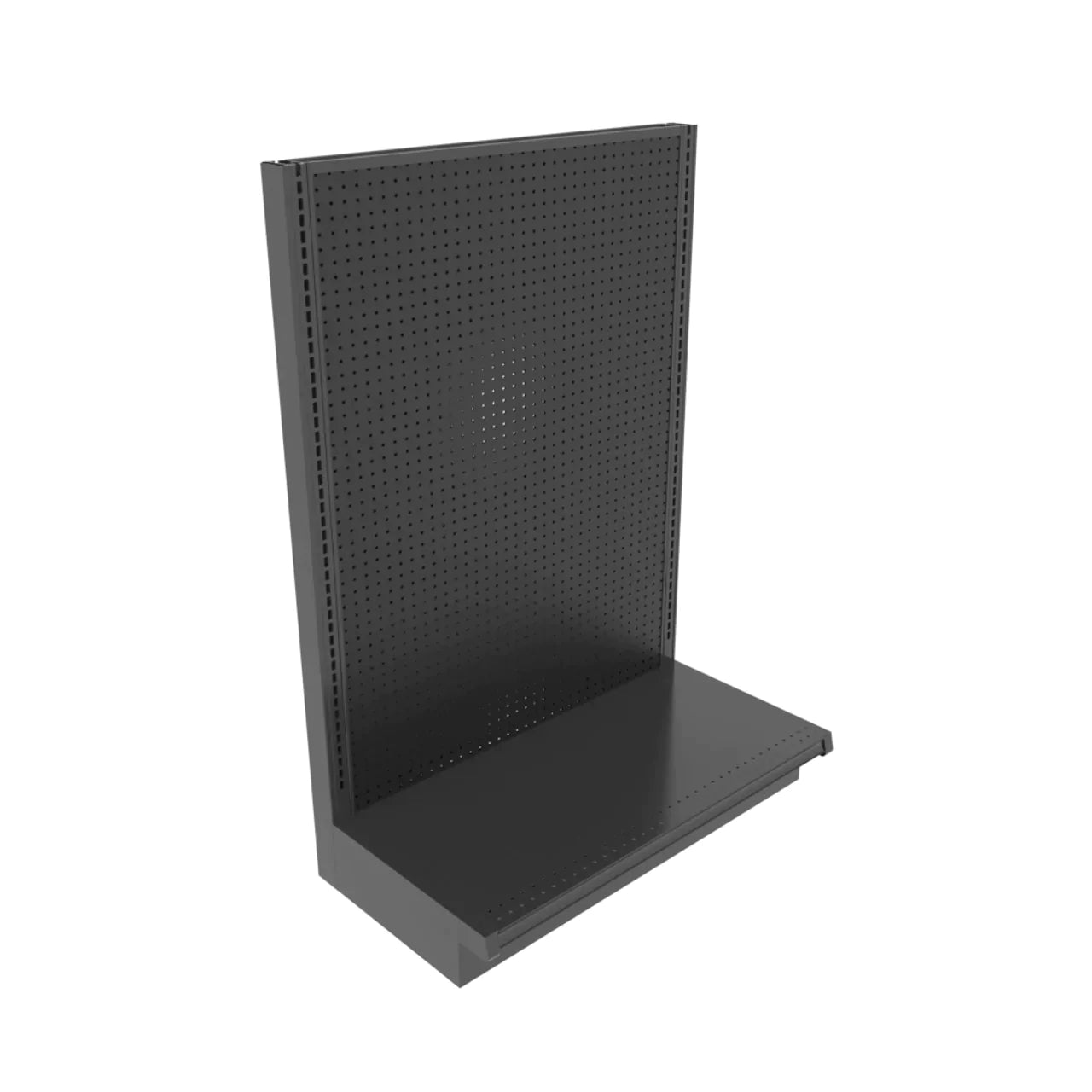 Lozier Single Sided Wall Add-On, Black, 36W 54H 16D, Refurbished