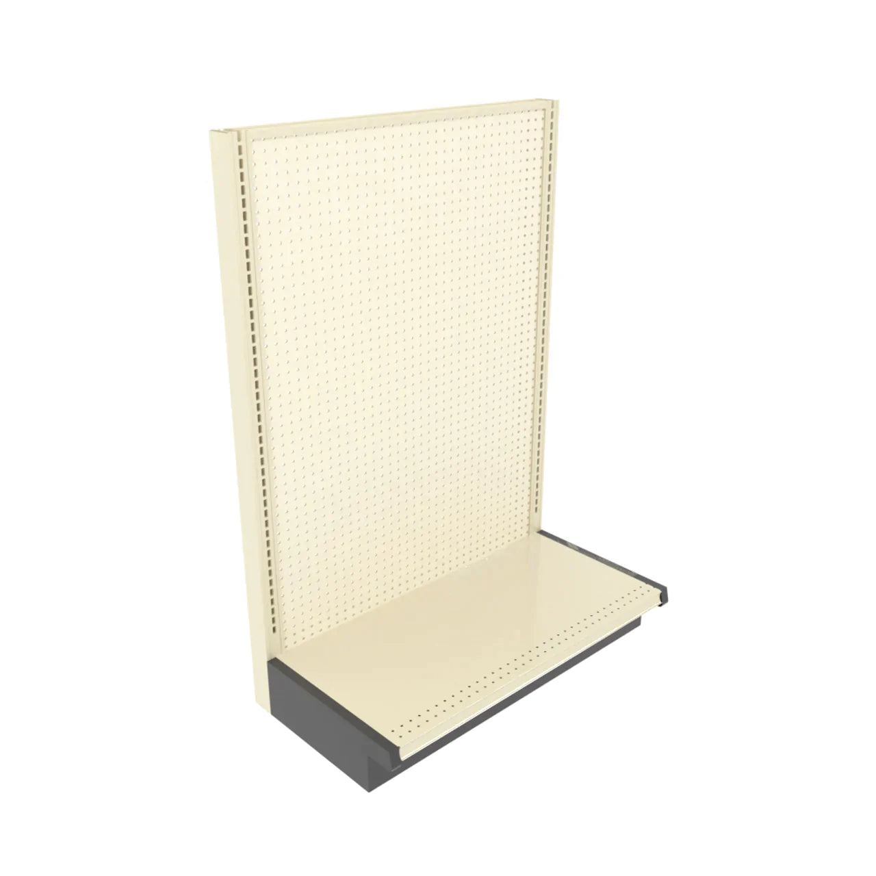 Lozier Single Sided Wall Add-On, Beige White, 36W 54H 22D, New