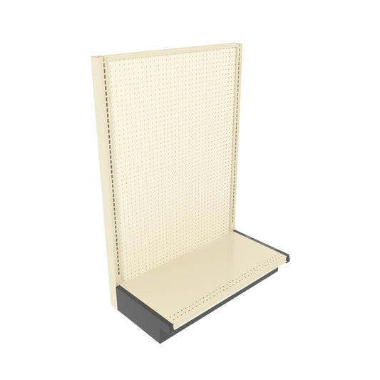 Lozier Single Sided Wall Starter, Beige White, 36W 54H 19D, Used