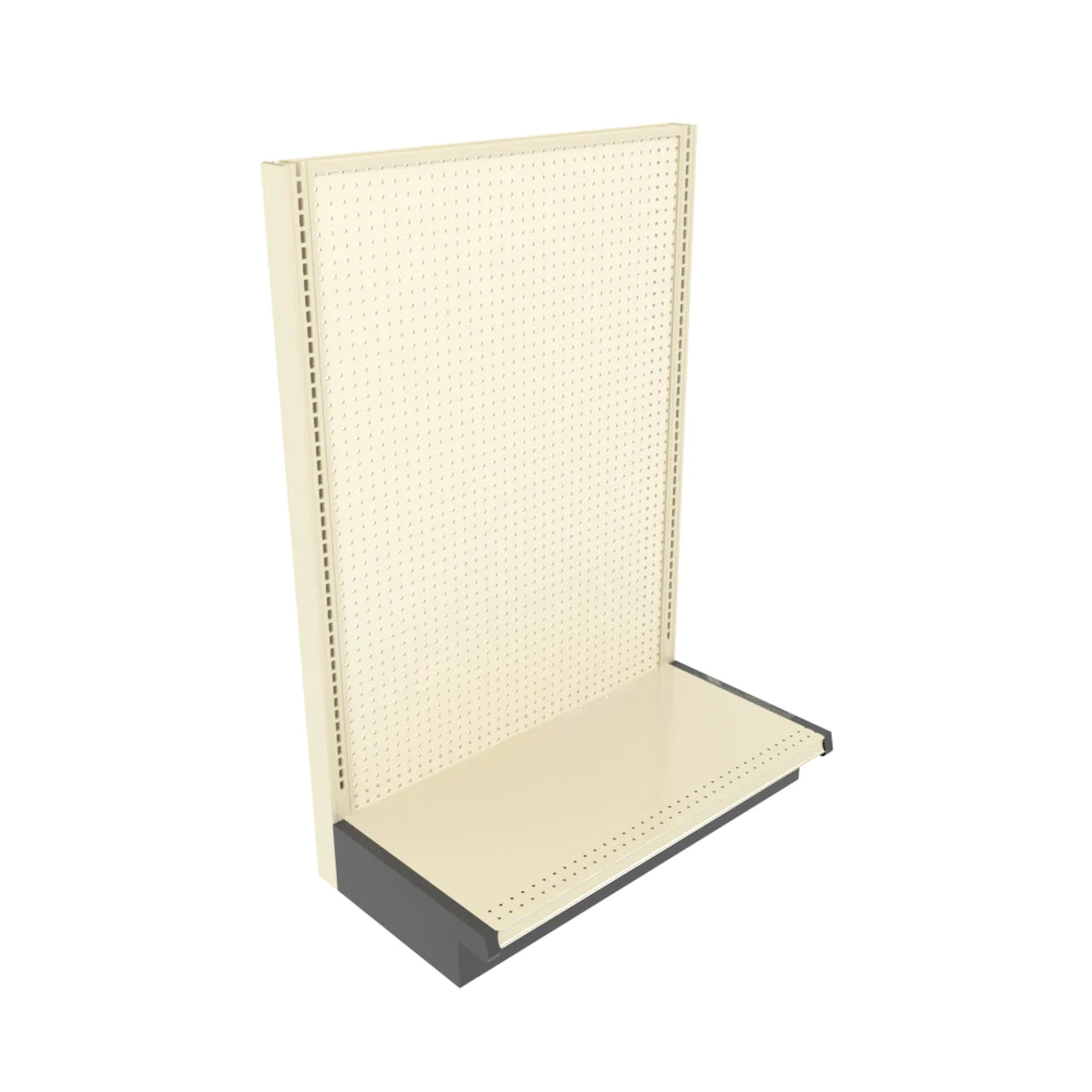 Lozier Single Sided Wall Add-On, Beige White, 36W 54H 19D, Used