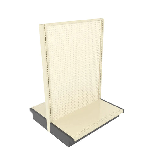 Lozier Gondola Island Add-On, Beige White, 36W 54H 19D, Refurbished