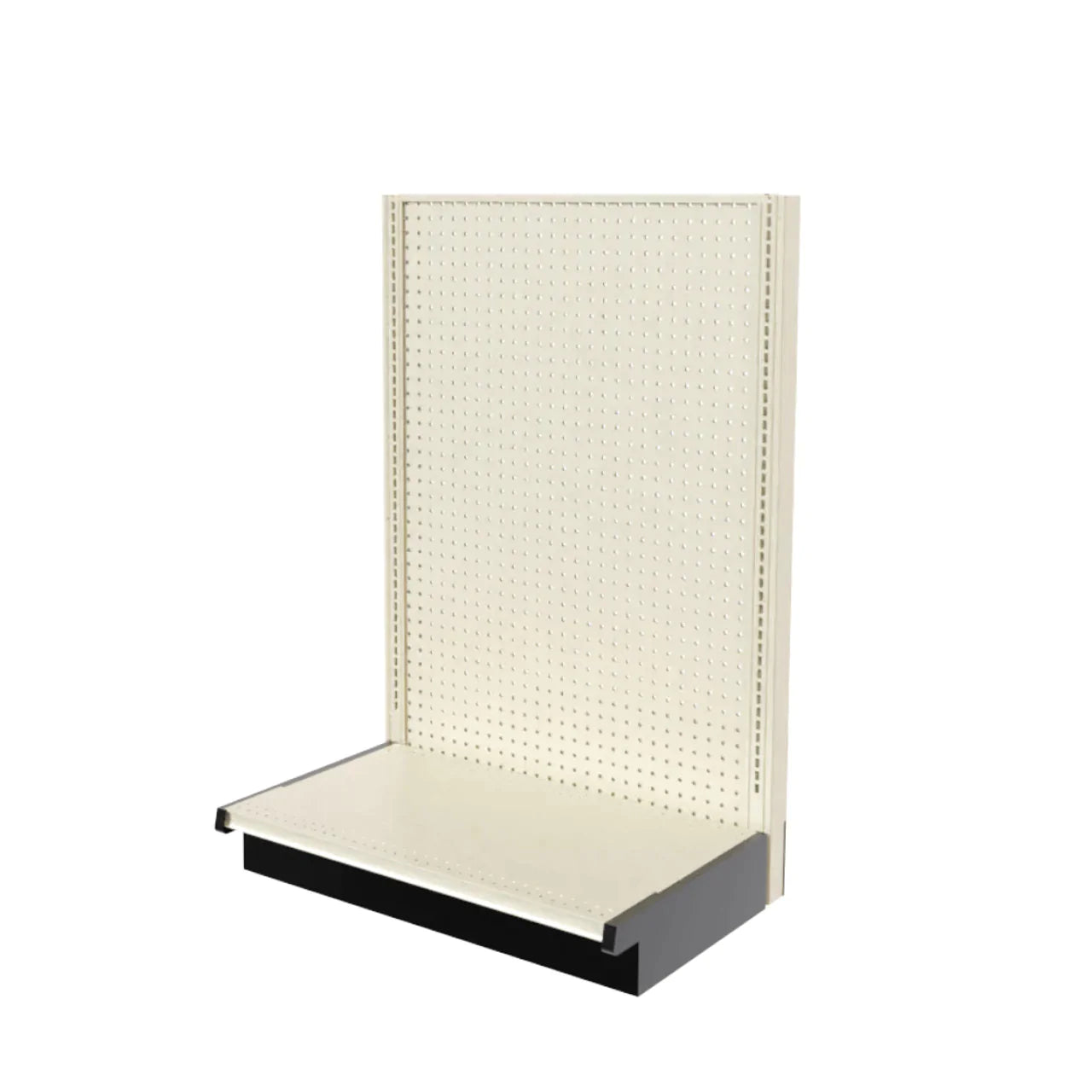 Lozier Single Sided Wall Add-On, Beige White, 36W 60H 22D, Refurbished