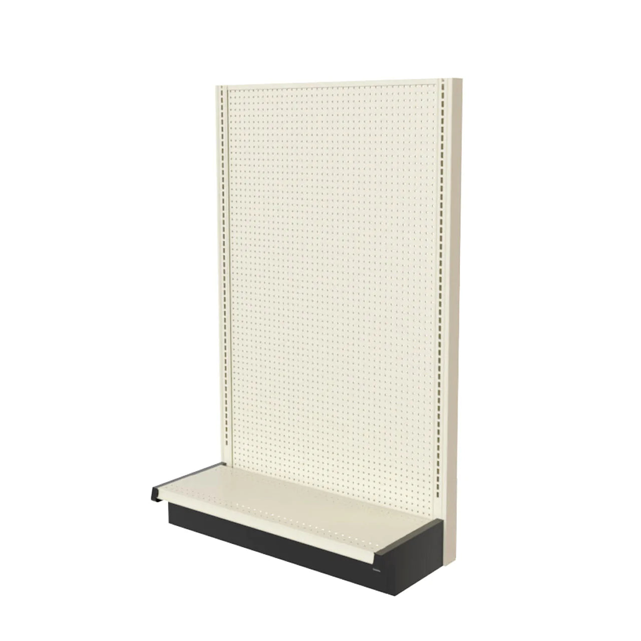 Lozier Single Sided Wall Add-On, Beige White, 36W 60H 13D, Used