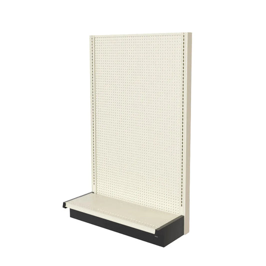 Lozier Single Sided Wall Add-On, Beige White, 36W 60H 13D, Refurbished