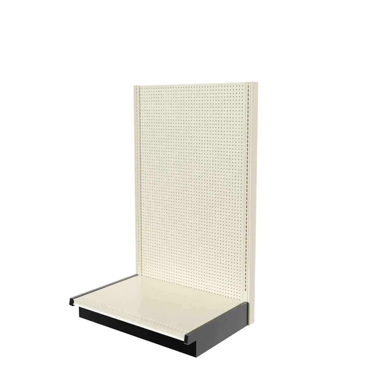 Lozier Single Sided Wall Add-On, Beige White, 36W 60H 25D, Refurbished