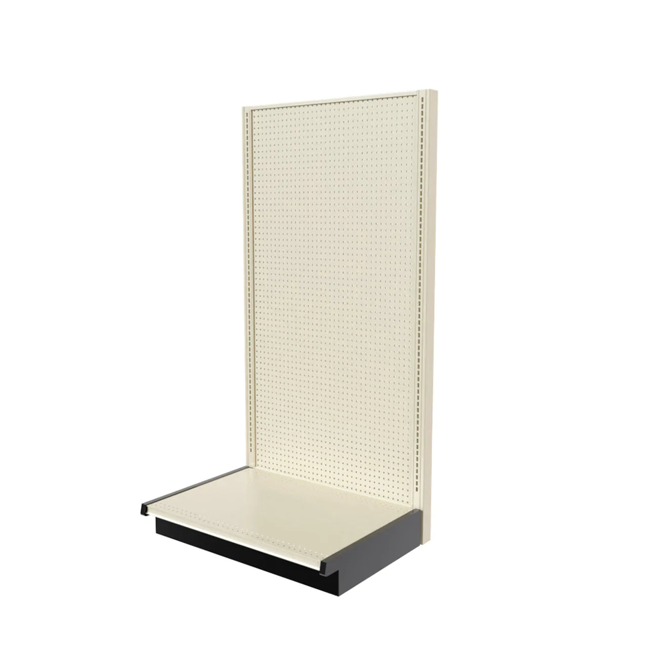 Lozier Single Sided Wall Add-On, Beige White, 36W 72H 25D, Used