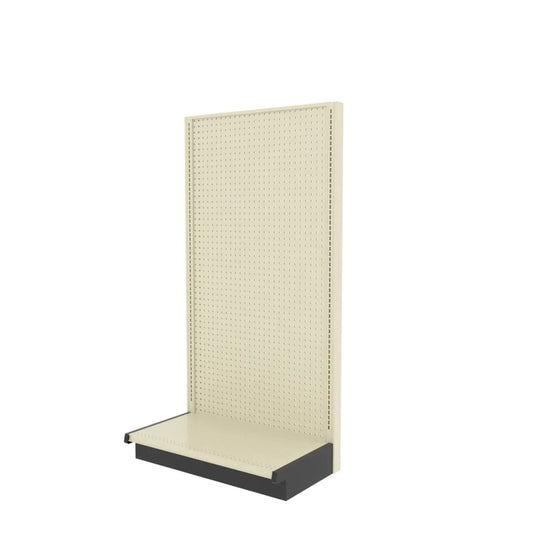 Lozier Single Sided Wall Add-On, Beige White, 36W 72H 16D, New