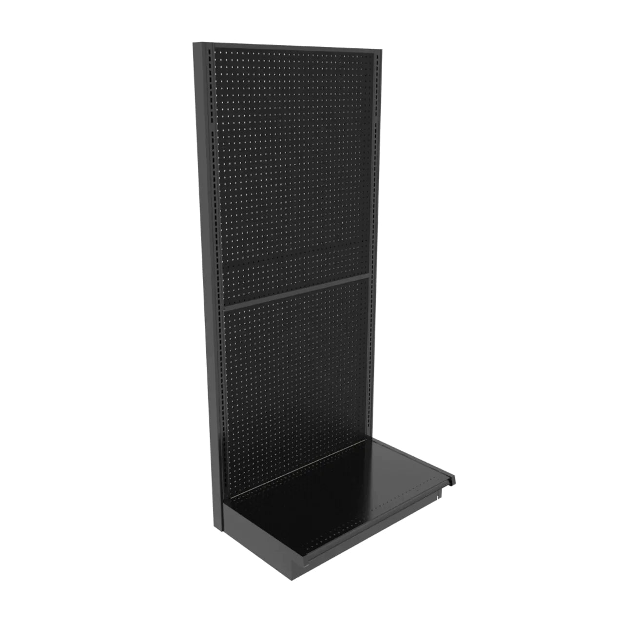 Lozier Single Sided Wall Add-On, Black, 36W 84H 22D, Refurbished