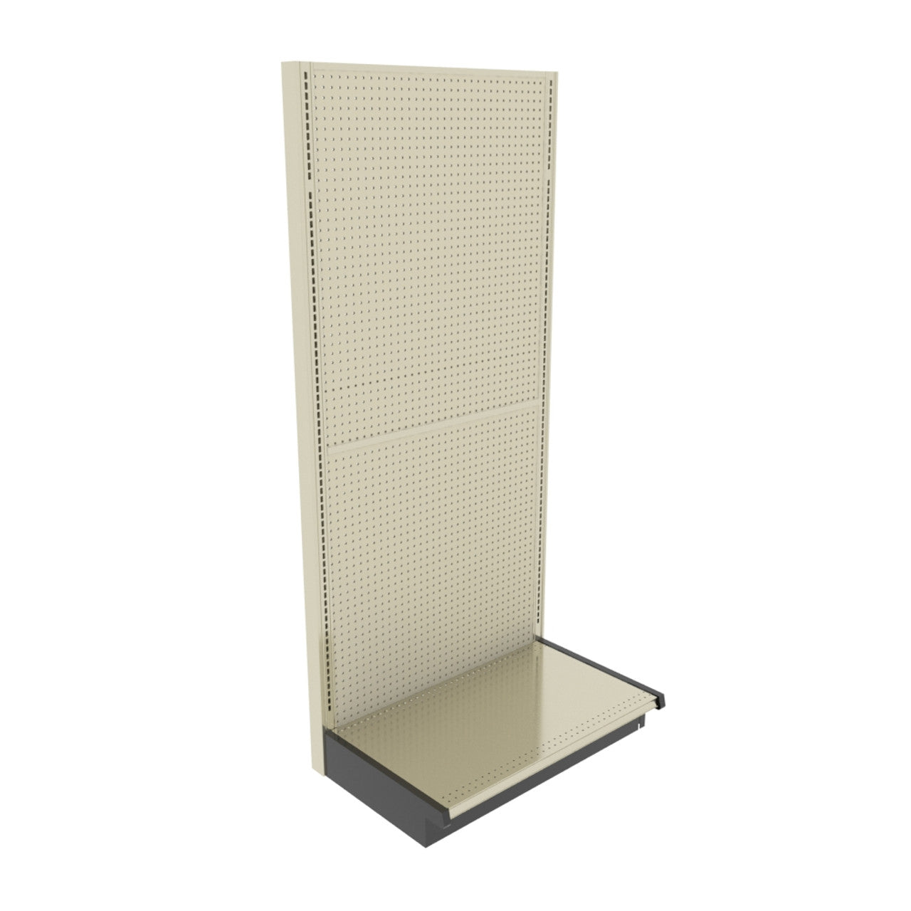 Lozier Single Sided Wall Starter, Beige White, 36W 84H 22D, Used