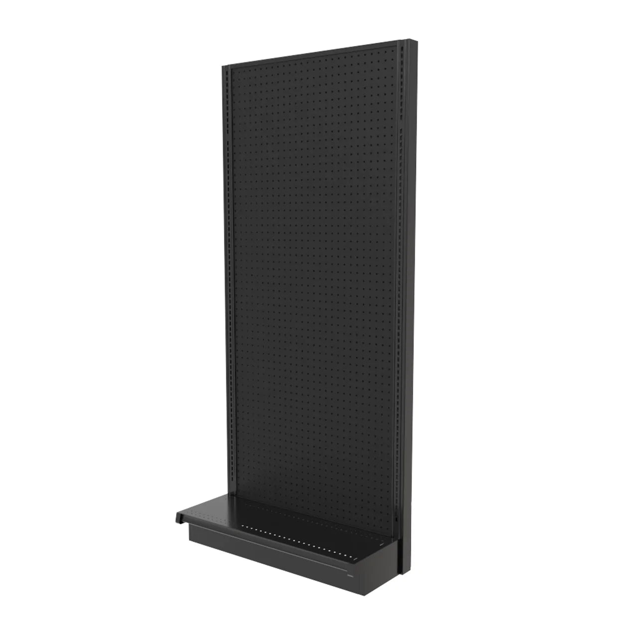 Lozier Single Sided Wall Starter, Black, 36W 84H 13D, Refurbished