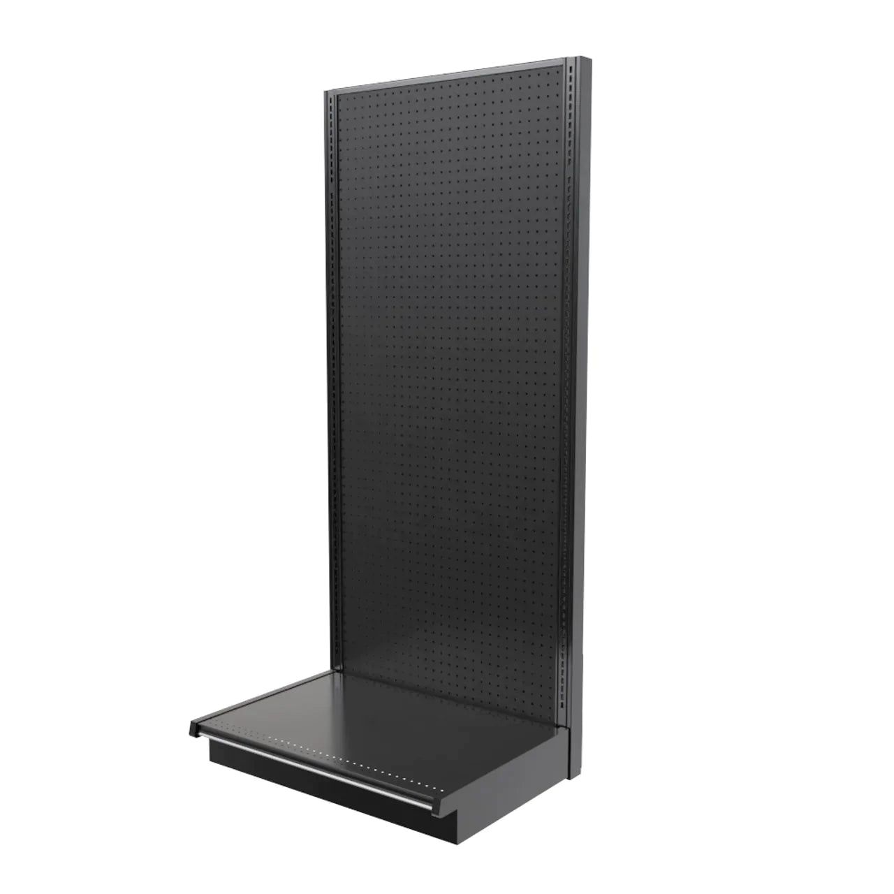 Lozier Single Sided Wall Add-On, Black, 36W 84H 25D, Refurbished