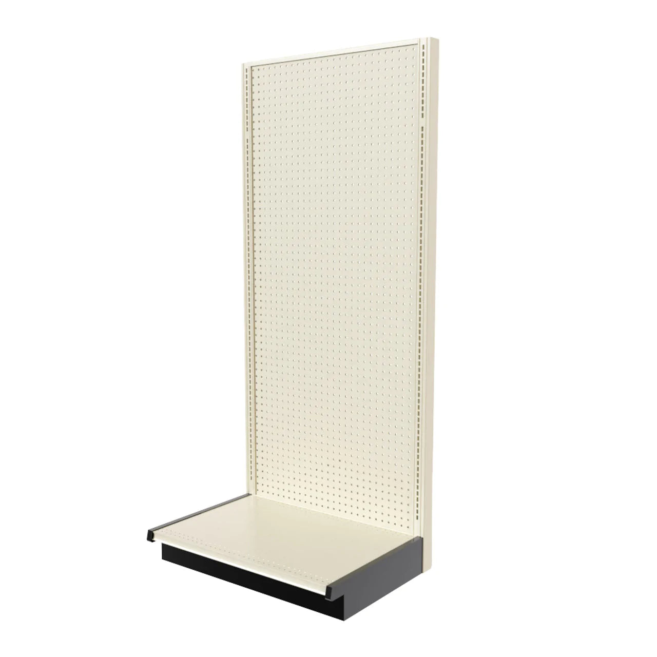 Lozier Single Sided Wall Add-On, Beige White, 36W 84H 25D, Used