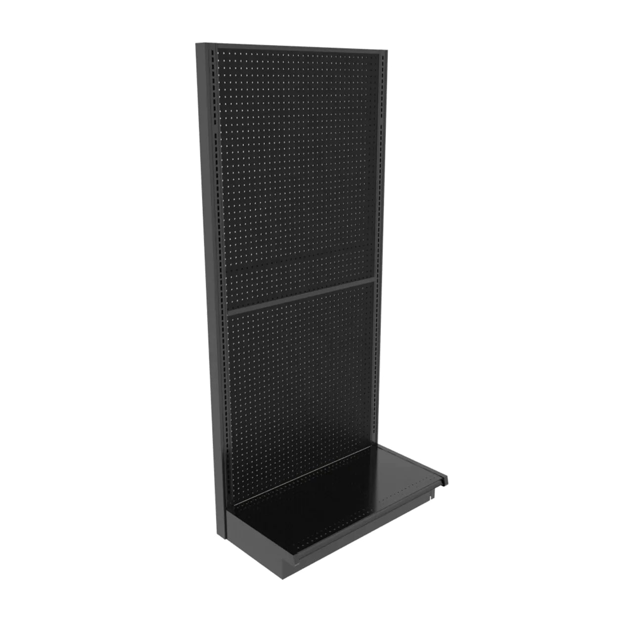 Lozier Single Sided Wall Add-On, Black, 36W 84H 19D, Refurbished