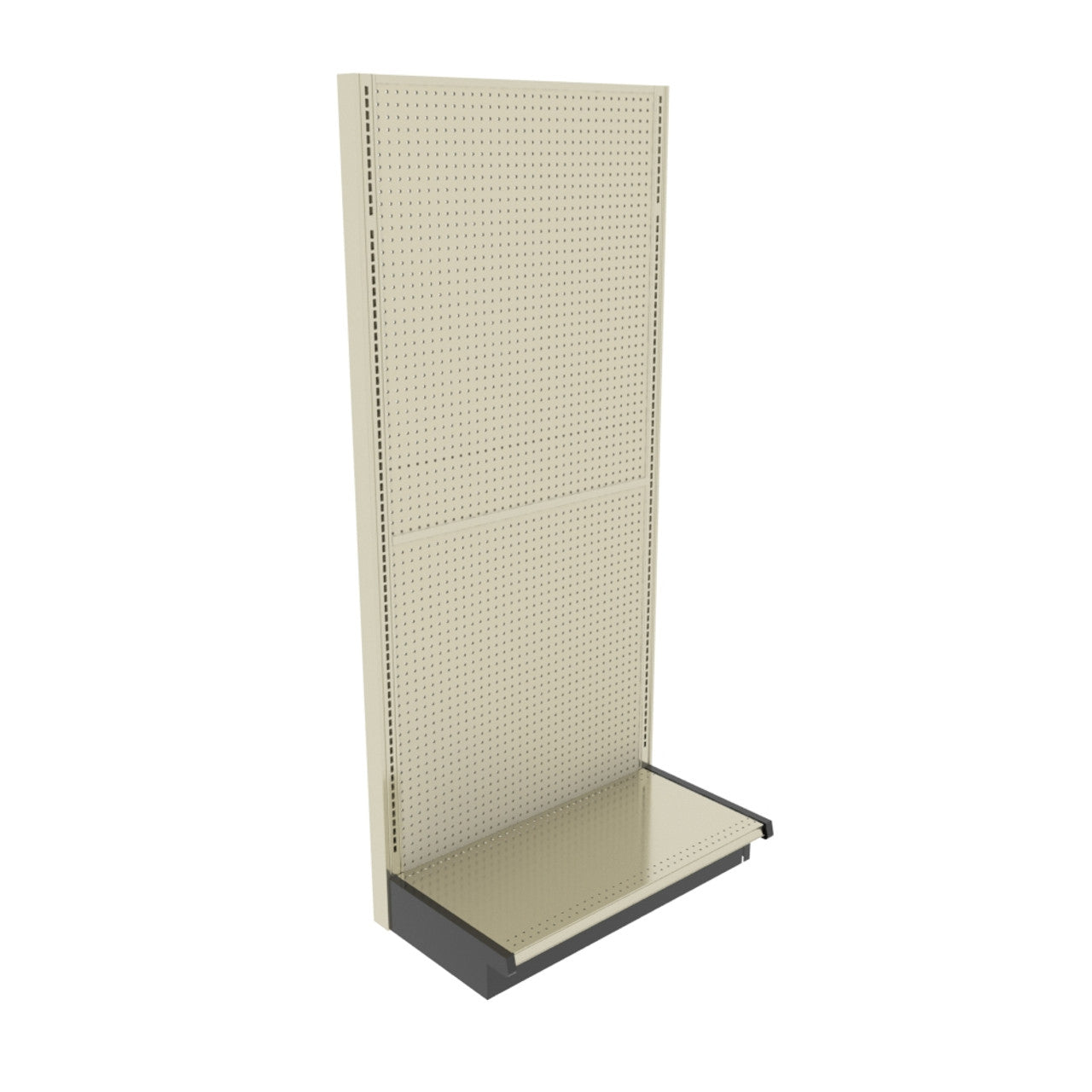Lozier Single Sided Wall Starter, Beige White, 36W 84H 19D, Used
