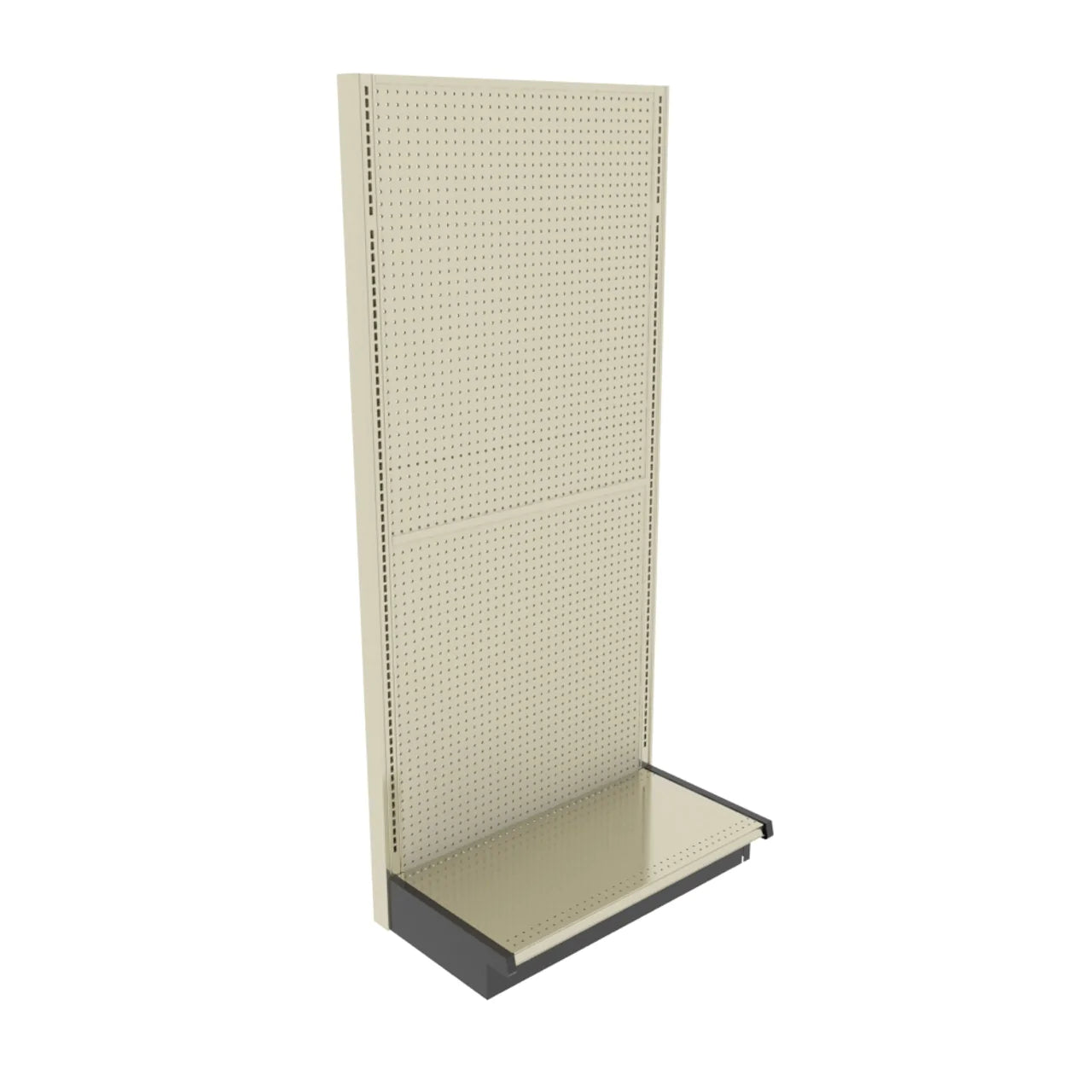 Lozier Single Sided Wall Starter, Beige White, 36W 84H 16D, Refurbished