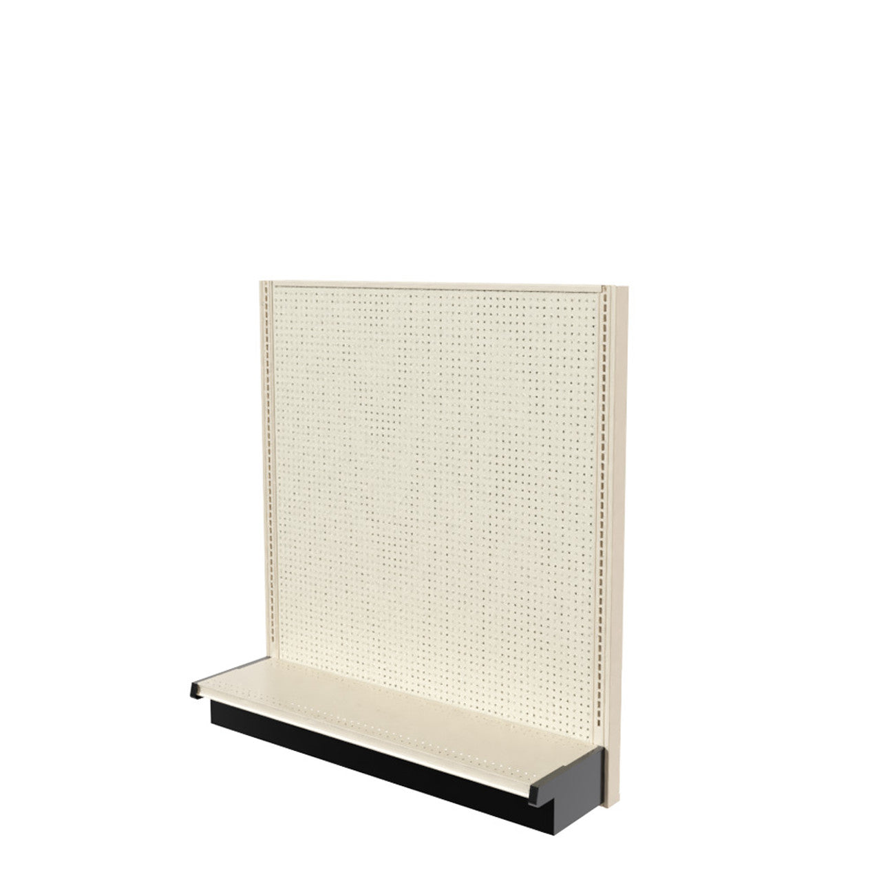 Lozier Single Sided Wall Starter, Beige White, 48W 54H 13D, Used