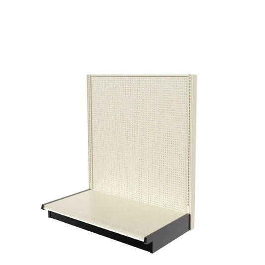 Lozier Single Sided Wall Add-On, Beige White, 48W 54H 25D, Used