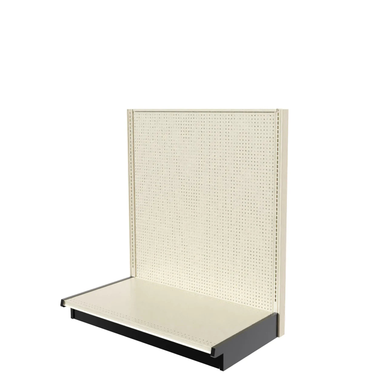 Lozier Single Sided Wall Starter, Beige White, 48W 54H 25D, Refurbished