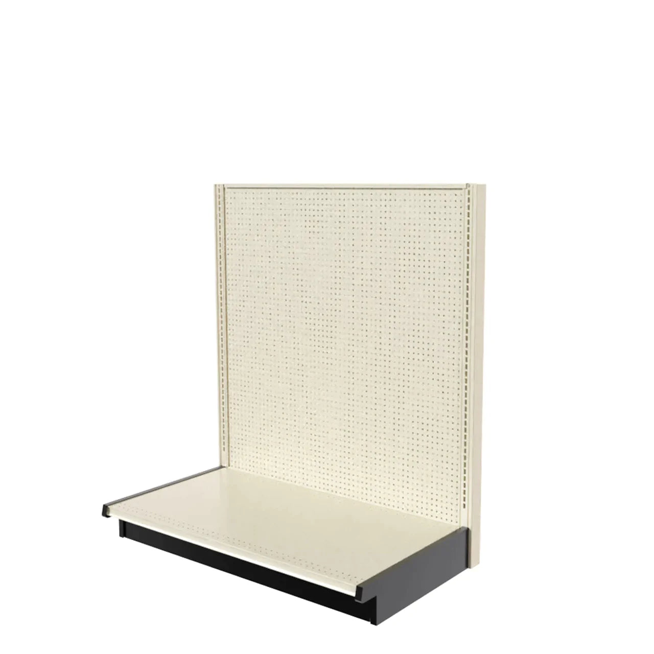 Lozier Single Sided Wall Add-On, Beige White, 48W 54H 25D, Refurbished