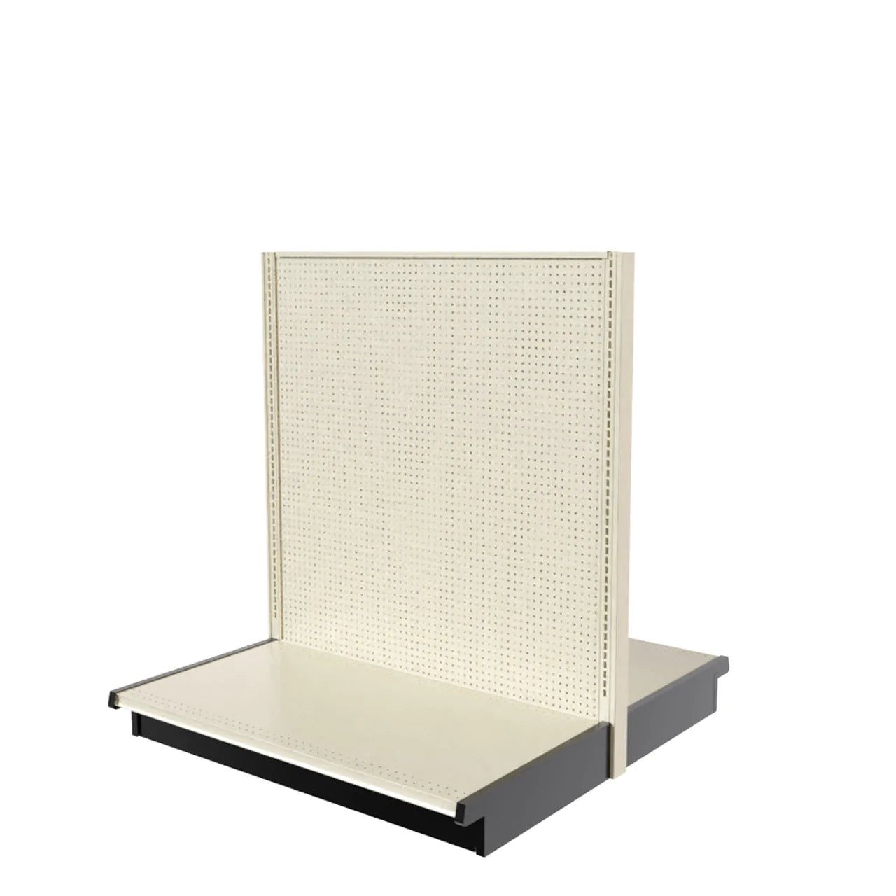 Lozier Gondola Island Starter, Beige White, 48W 54H 25D, New