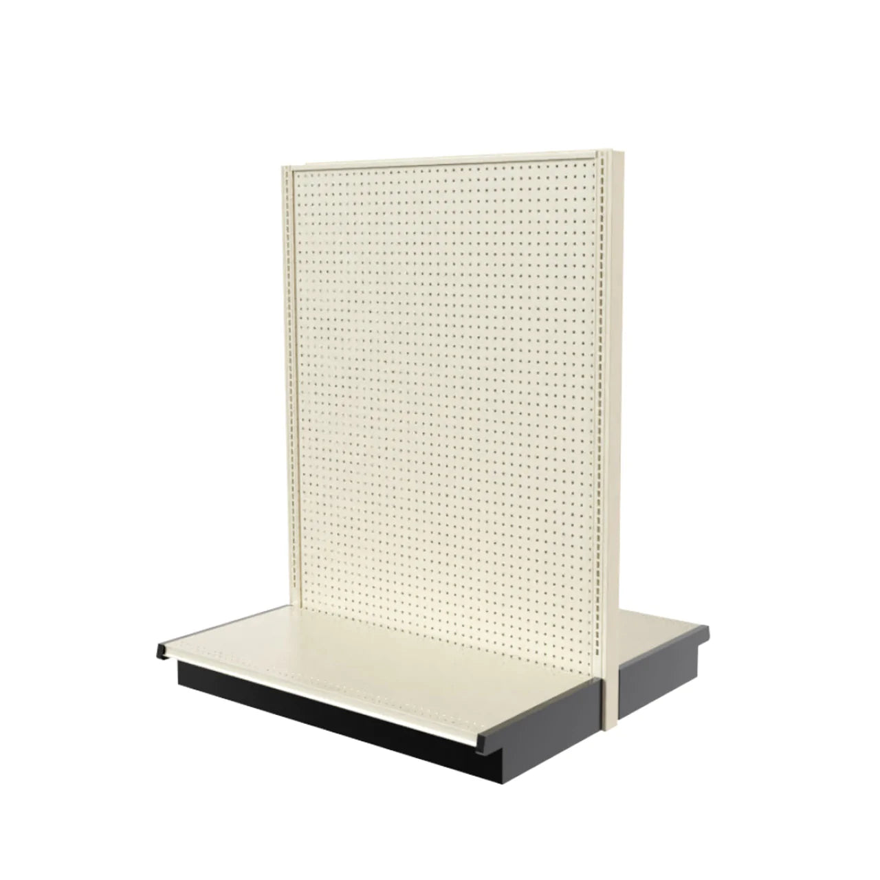 Lozier Gondola Island Add-On, Beige White, 48W 60H 22D, Used