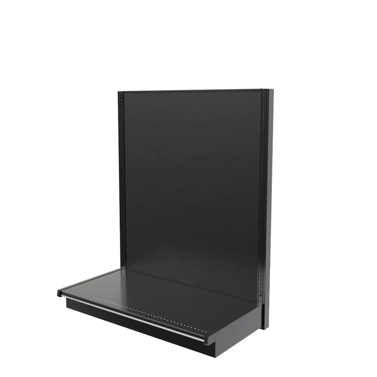 Lozier Single Sided Wall Starter, Black, 48W 60H 25D, Refurbished