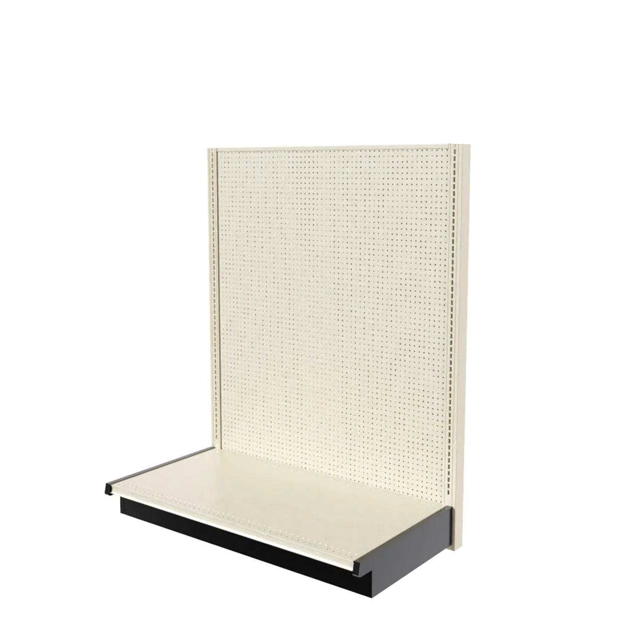Lozier Single Sided Wall Starter, Beige White, 48W 60H 25D, Refurbished