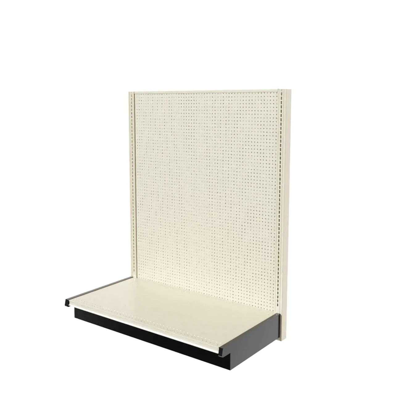 Lozier Single Sided Wall Add-On, Beige White, 48W 60H 25D, Refurbished