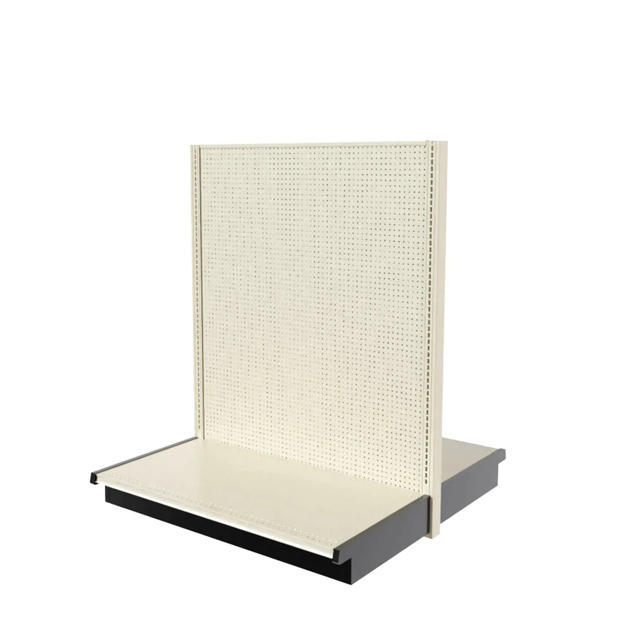 Lozier Gondola Island Add-On, Beige White, 48W 60H 25D, New