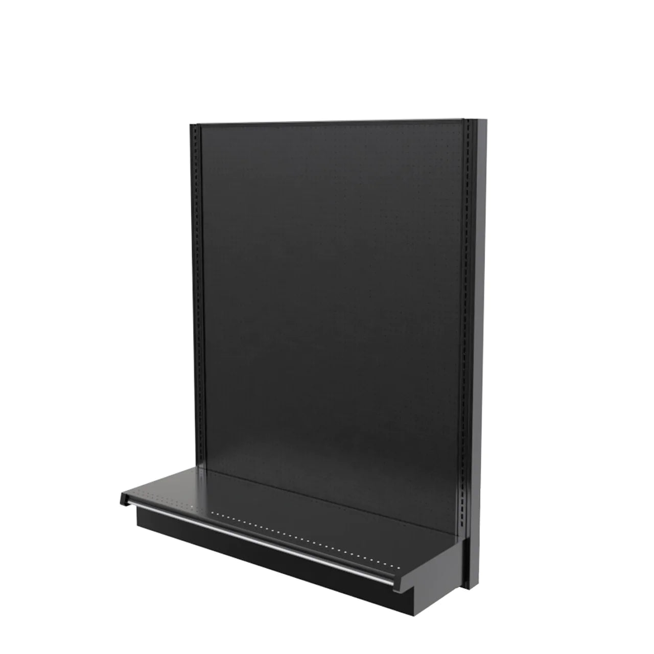 Lozier Single Sided Wall Starter, Black, 48W 60H 16D, Refurbished