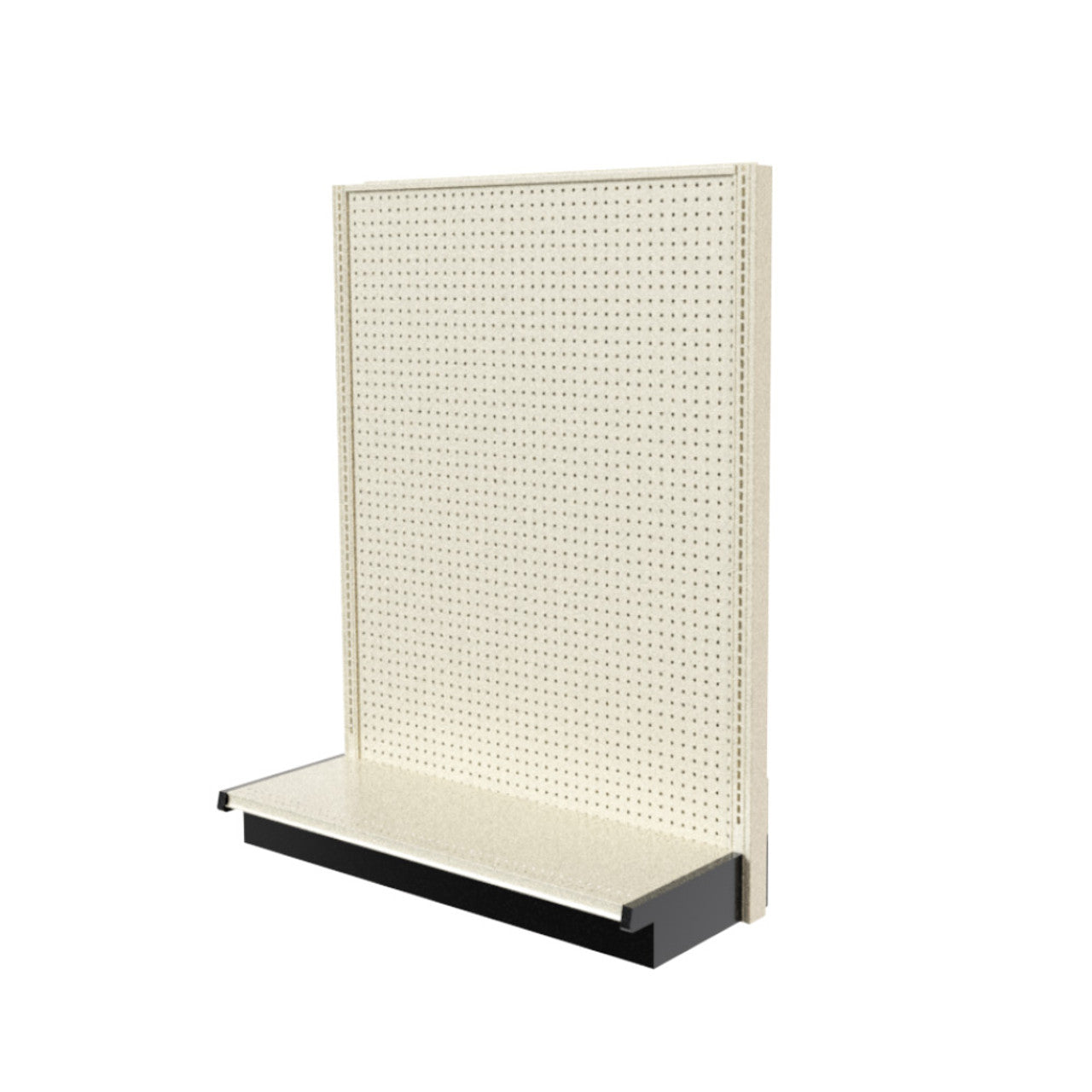 Lozier Single Sided Wall Starter, Beige White, 48W 60H 16D, Used