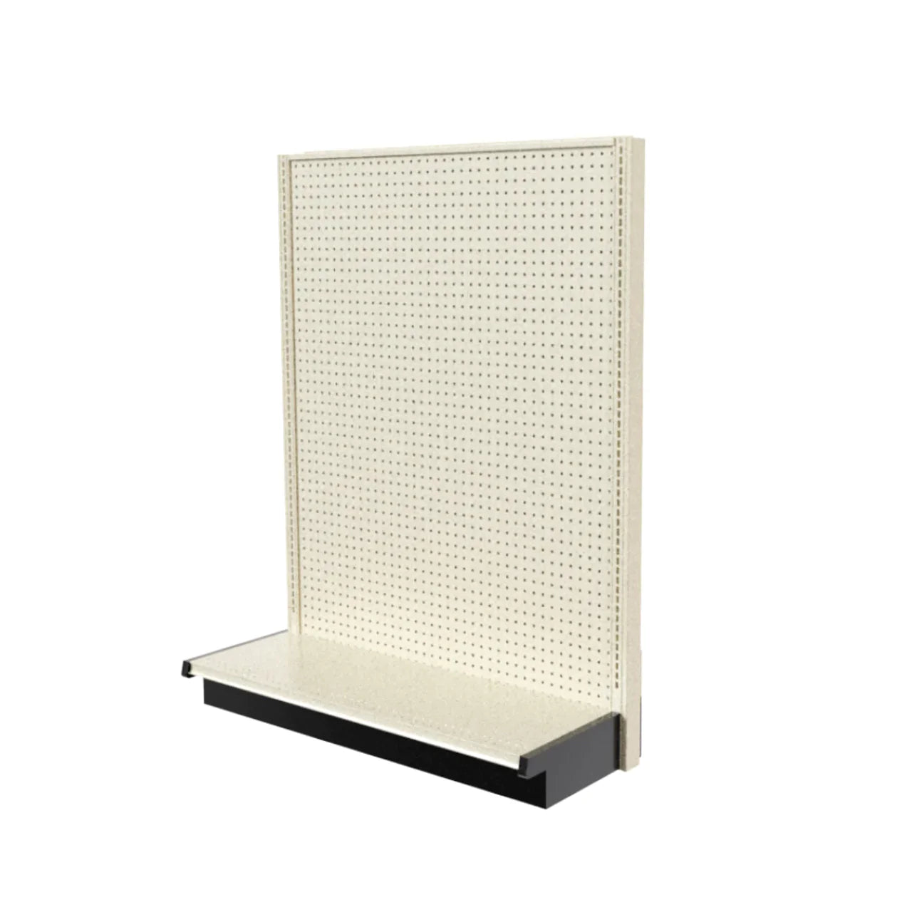 Lozier Single Sided Wall Add-On, Beige White, 48W 60H 16D, New