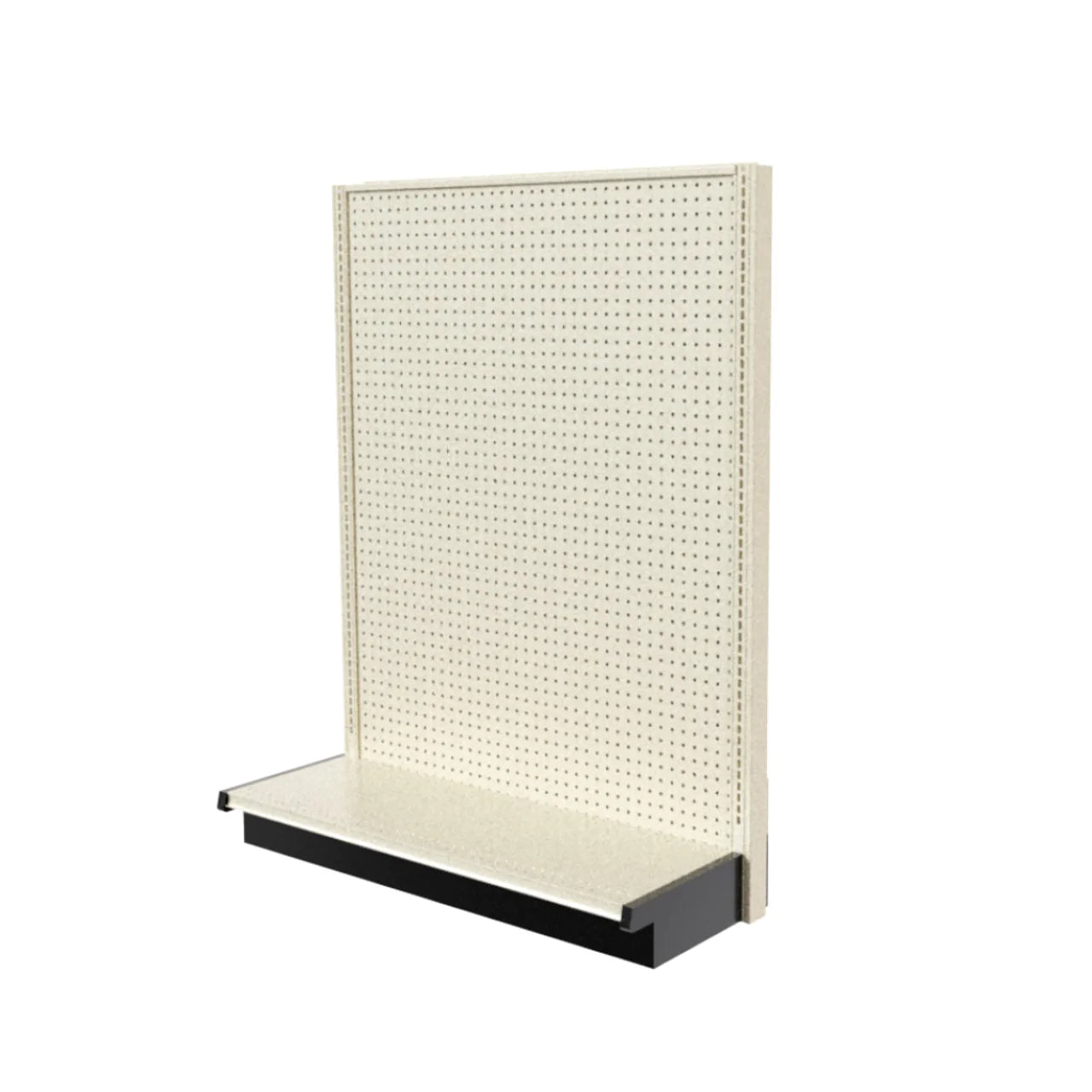 Lozier Single Sided Wall Add-On, Beige White, 48W 60H 19D, Used