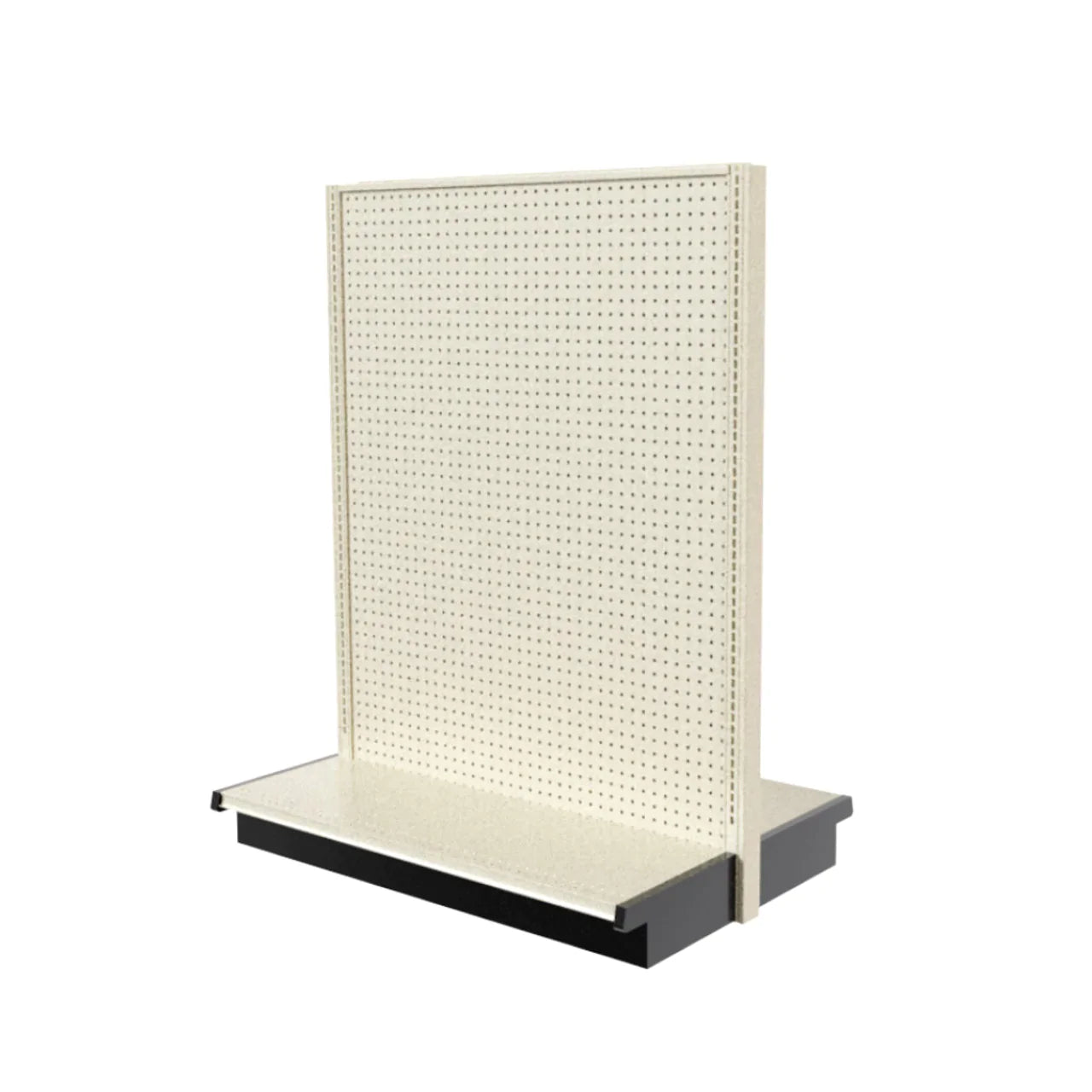 Lozier Gondola Island Add-On, Beige White, 48W 60H 16D, Refurbished