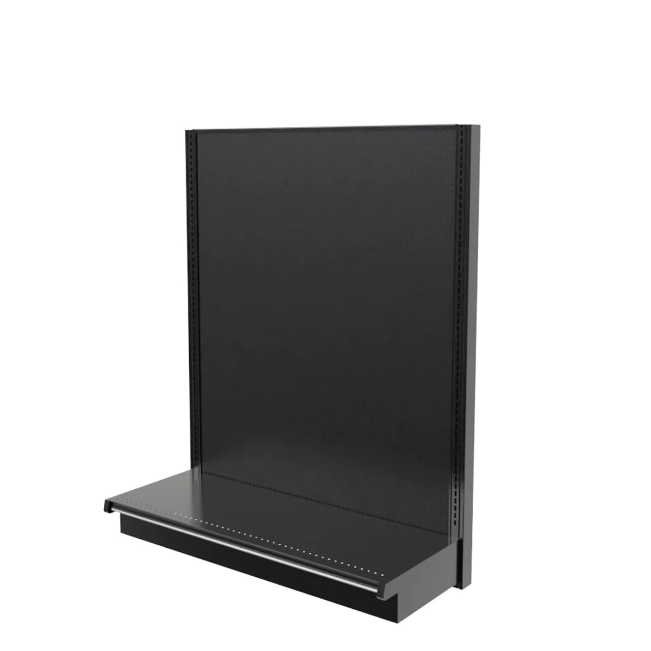 Lozier Single Sided Wall Add-On, Black, 48W 60H 19D, Used