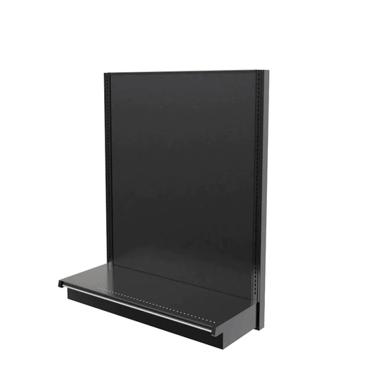 Lozier Single Sided Wall Add-On, Black, 48W 60H 19D, New